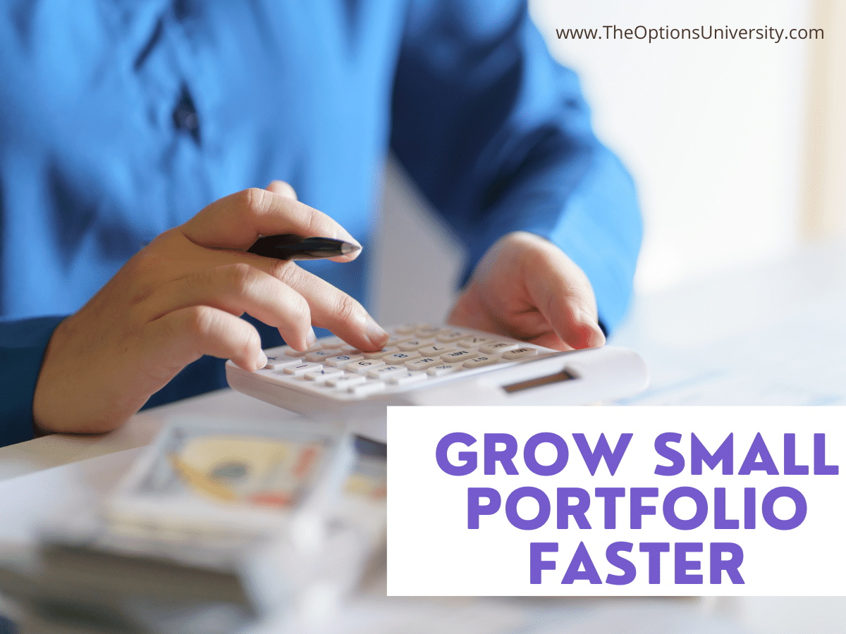how to grow a small account with options